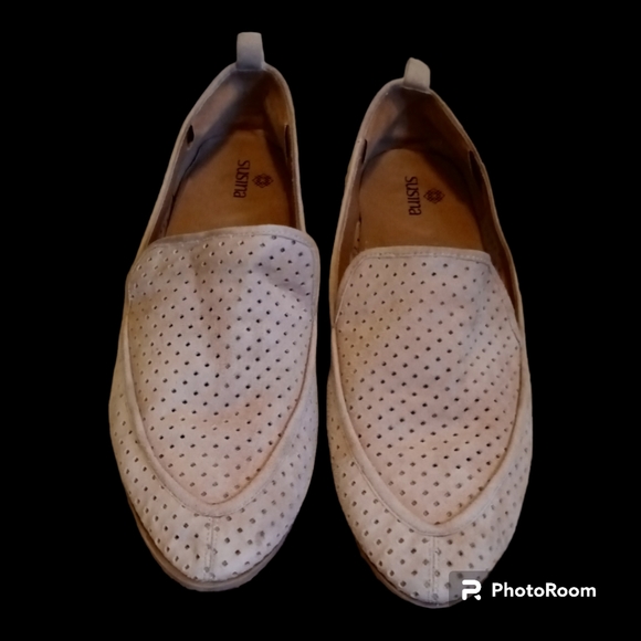 Susina Tan Suede Loafers - Picture 1 of 7